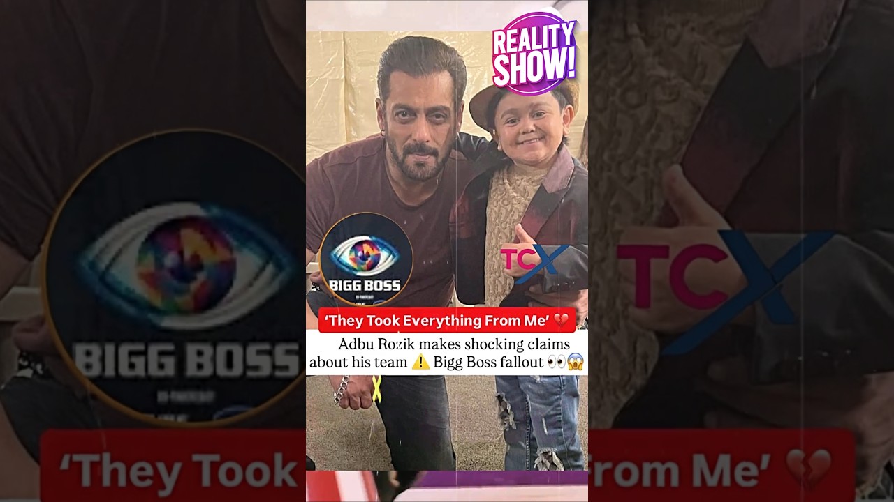 Manager Allegedly Pocketed Abdu Rozik's Entire Earnings 🤯 #BiggBoss #Scam