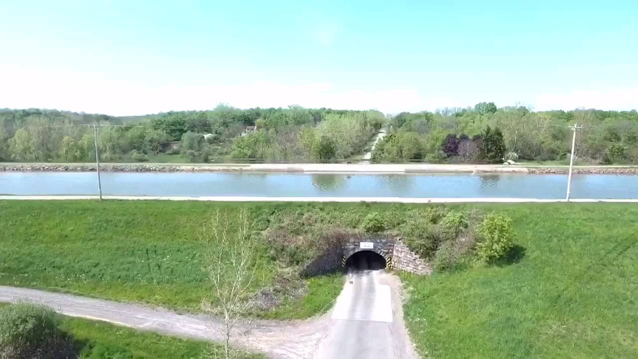 Erie Canal Medina NY..Culvert