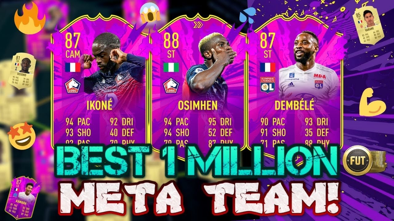 BEST 1 MILLION COIN TEAM ON FIFA 20! feat. FUTURE STARS 88 OSIMHEN! *MOST META TEAM POSSIBLE*