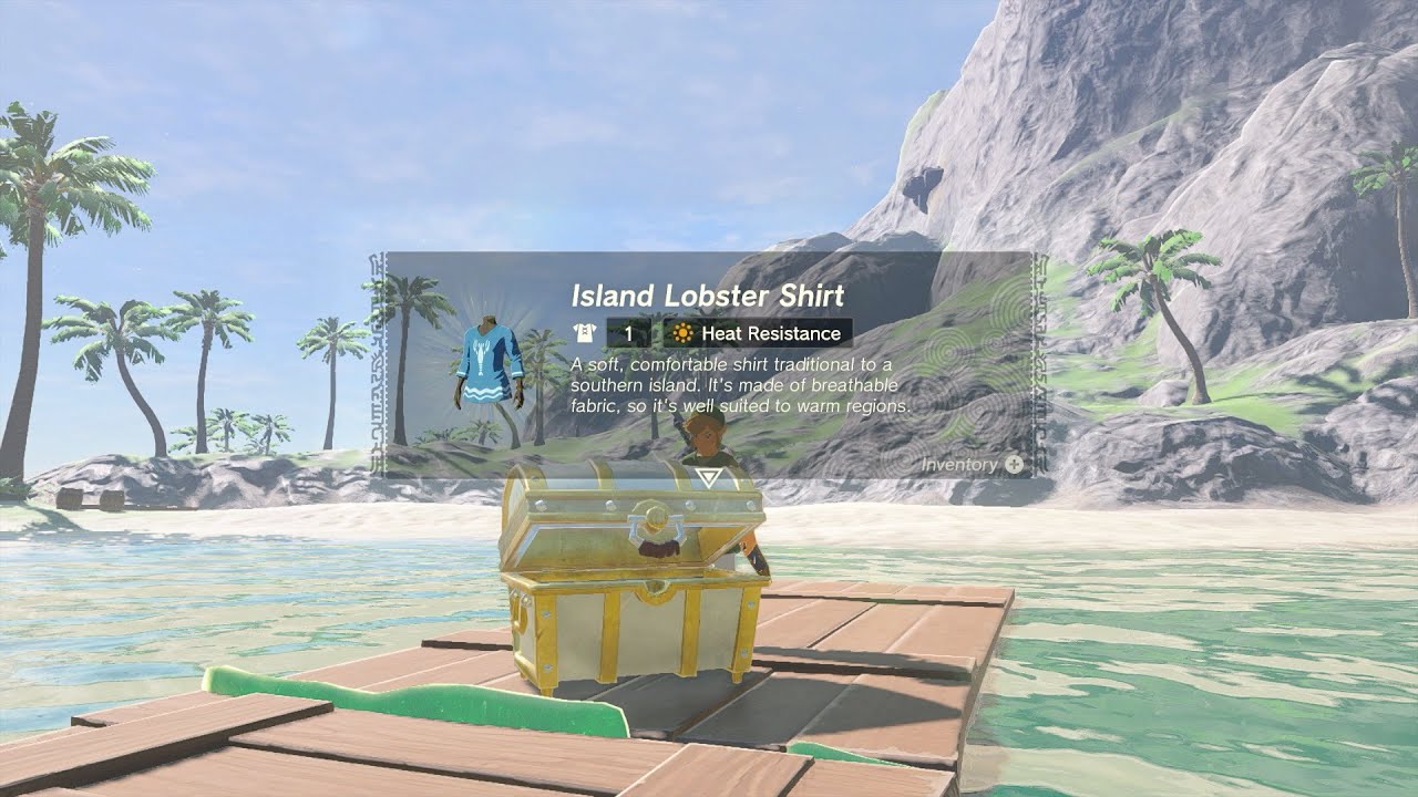 Link's Wind Waker 'Island Lobster Shirt' Location