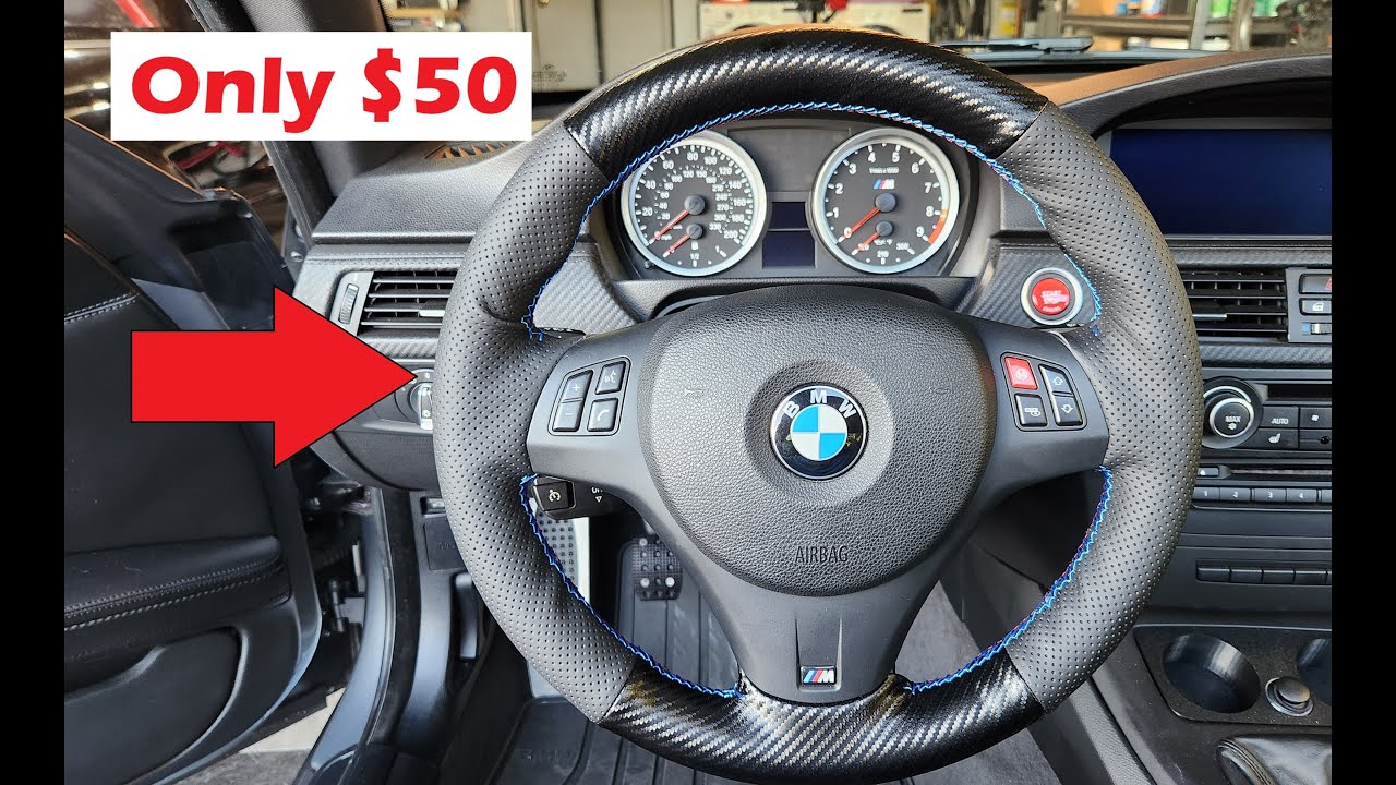 Лучший мод за 50 долларов! Чехол на руль для BMW E9X M3