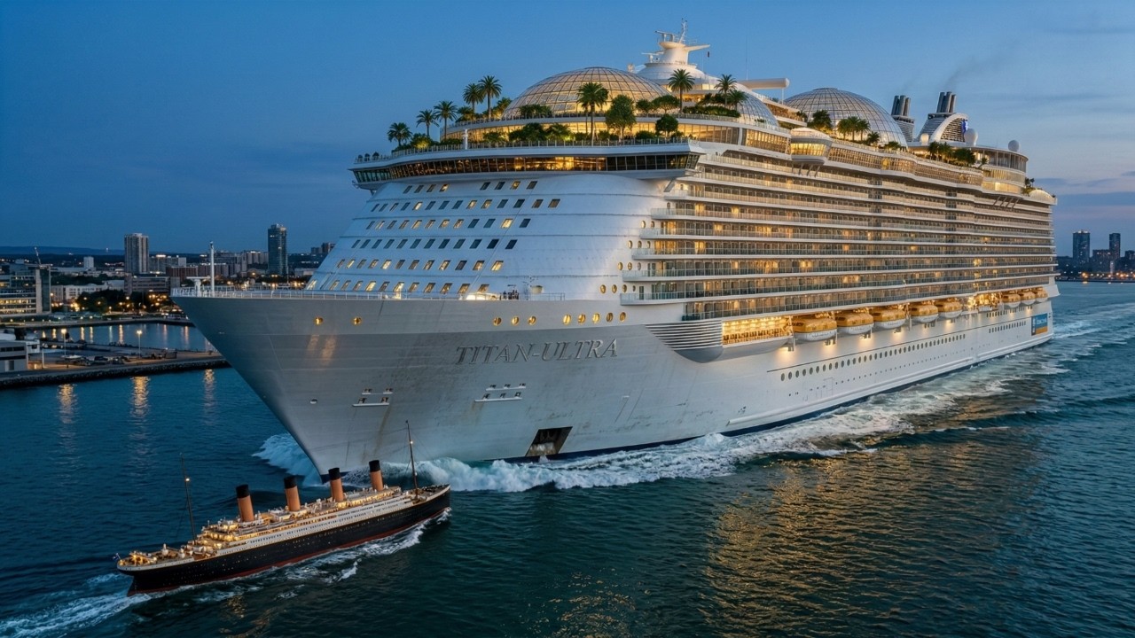 ¡5 Veces el Titanic! El Crucero Prohibido que Ni Elon Musk Puede Comprar