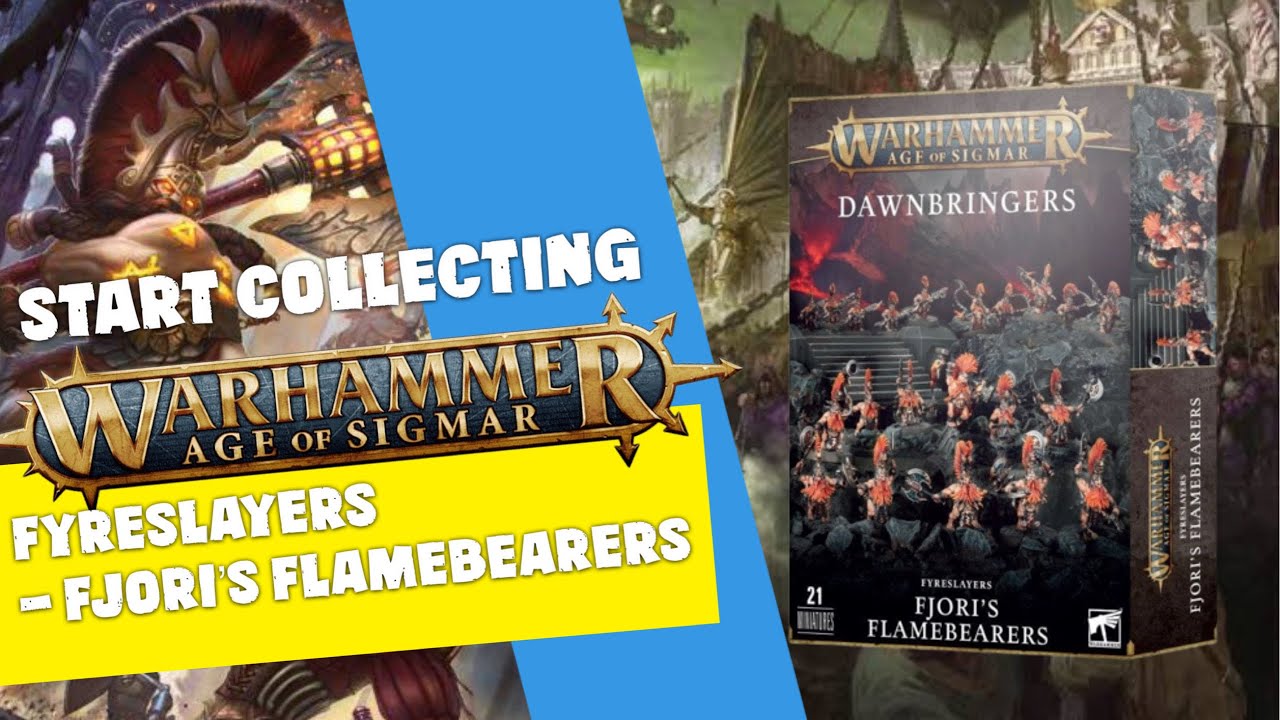 Start Collecting Warhammer Age of Sigmar: Fyreslayers - Fjori's Flamebearers