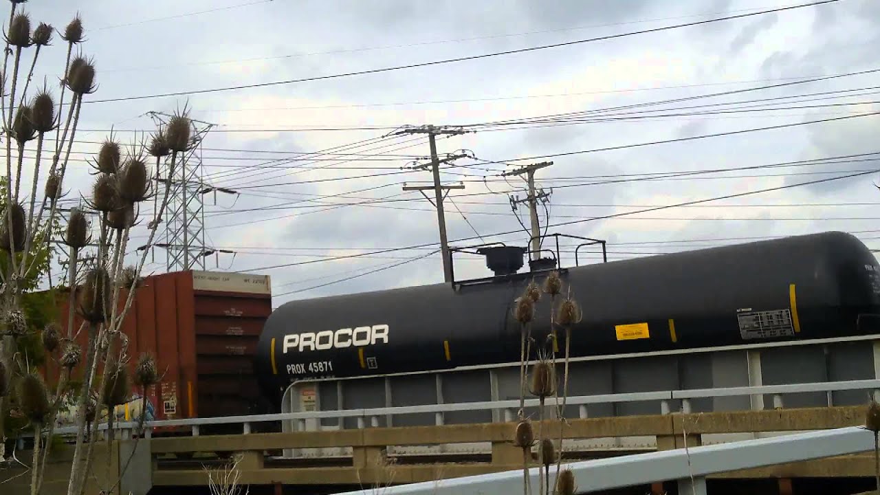 Railfanning The CN Waukesha Sub w/ MP36 Meet + CN Mixed freight! - 6-12-14