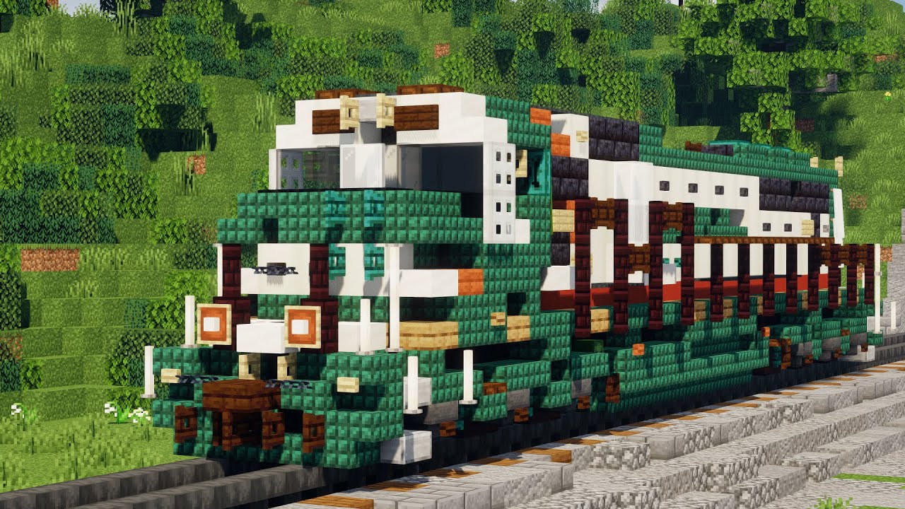 Minecraft BNSF Vomit Bonnet SD70MAC Tutorial