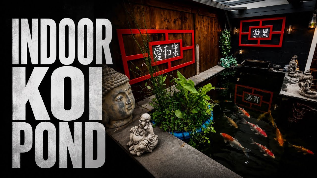 Pond Visit #1 | Indoor Koi Pond | 8,000 Litres | #koi #koifish #koipond