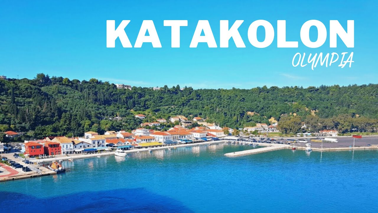 KATAKOLON, Olympia Greece | 4K City Walking Tour