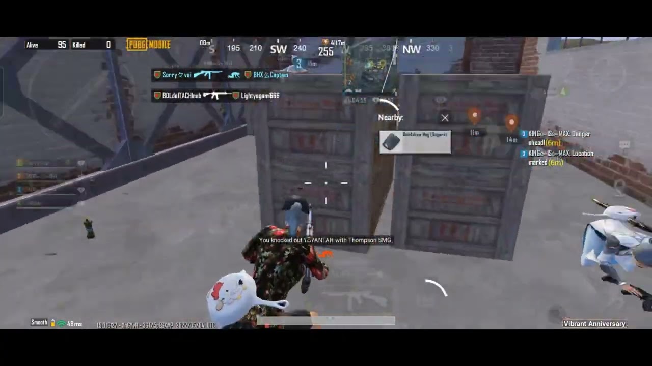 1 vs 4 clutch rush X shut 😯