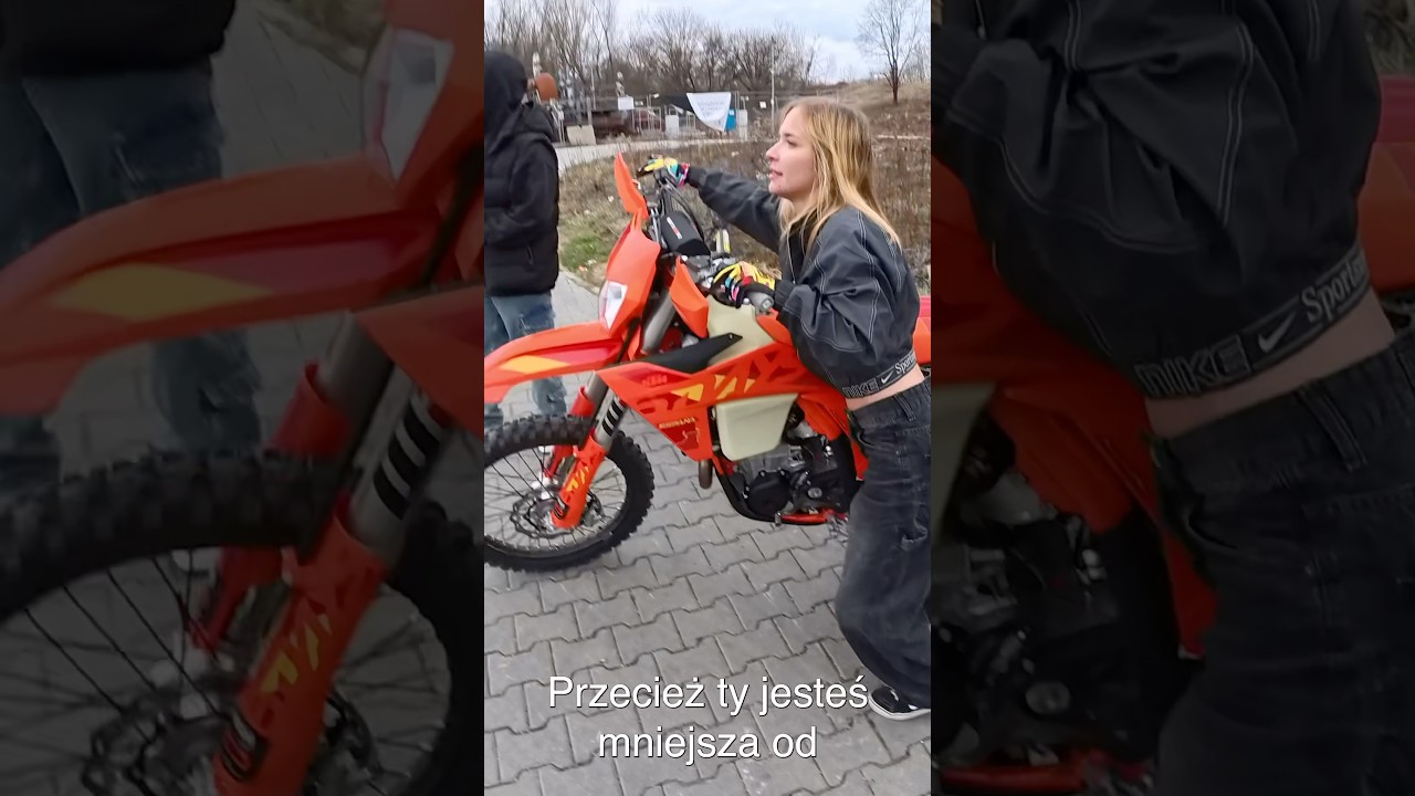 Bowi za niską na moto? #franio #ktm