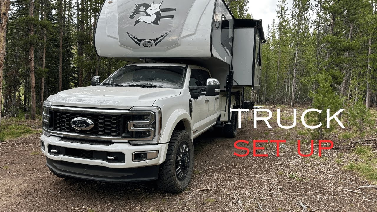 How I set up my F450 for Truck Camping