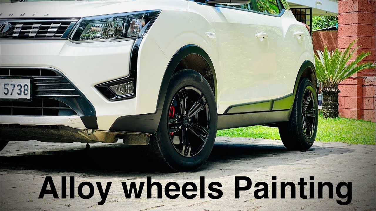 Alloy wheels painting/Neo Alloy Transformer/Glossy Black Alloy Wheels