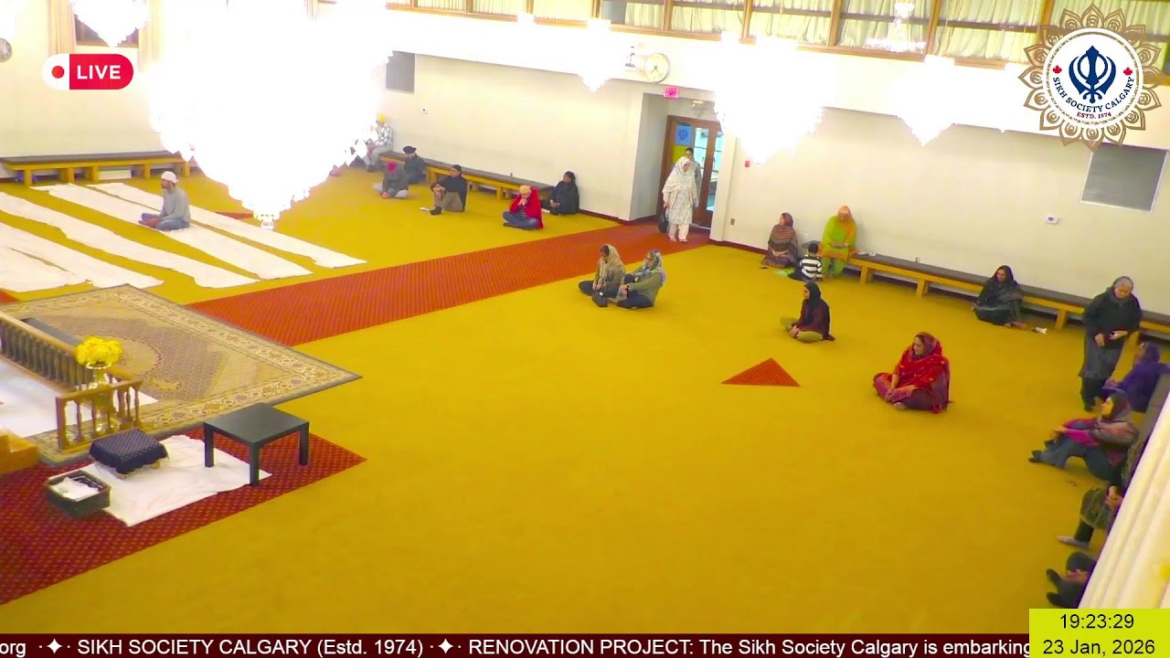 Sikh Society Calgary Live Stream | January 23, 2026