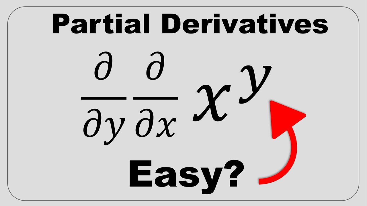 How To Solve Partial Derivatives