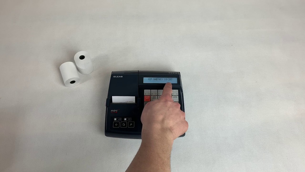 Kasa Fiskalna ELZAB Mini LT Online NIP na Paragonie