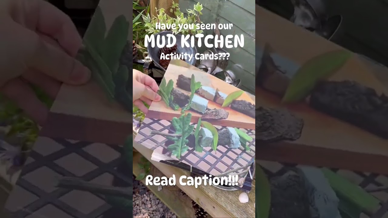 MUD KITCHEN RECIPES  #mudkitchen #shorts #cookingwithkids #messyplay #outdoorplay #outdooradventures
