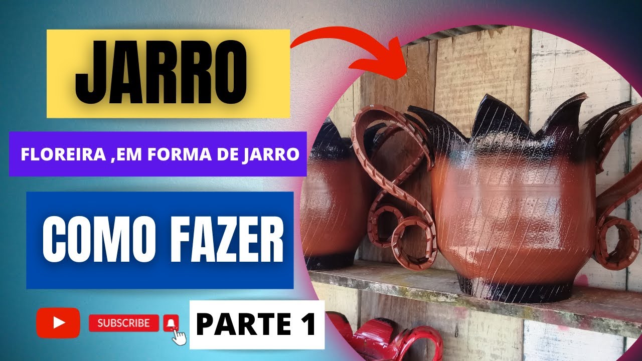 VASO DECORATIVO DE PNEU (PARTE 1)