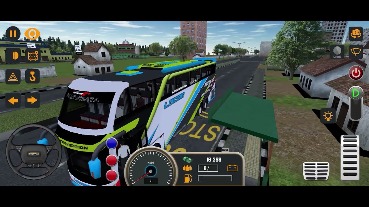 Bas game 🎮//Bus simulator 3D/#bas #games #gameplay