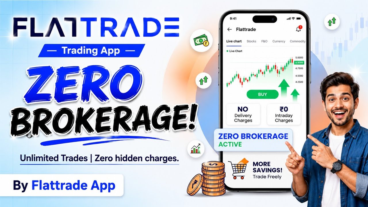 Best Zero Brokerage App 2026 | Flattrade App Review | Flattrade new brokerage charges List |
