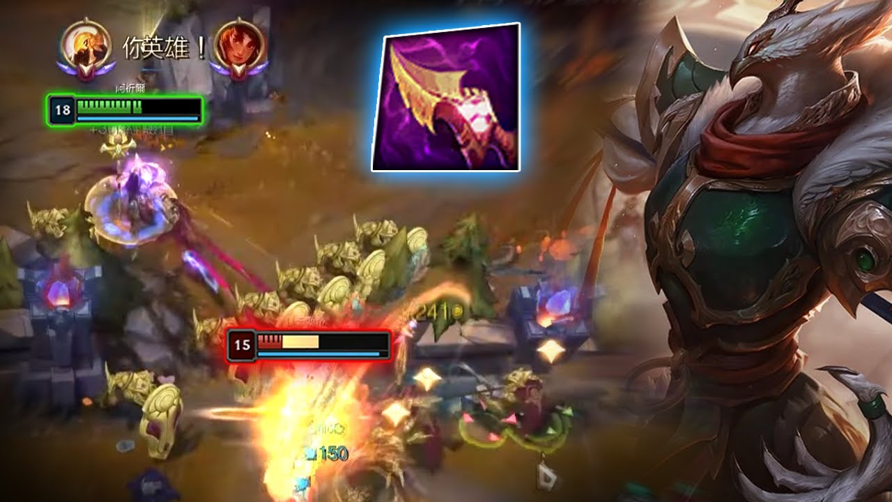 Rank 1 Azir : INSANE 1v2 Wrecking KR Master Elo - Engsub