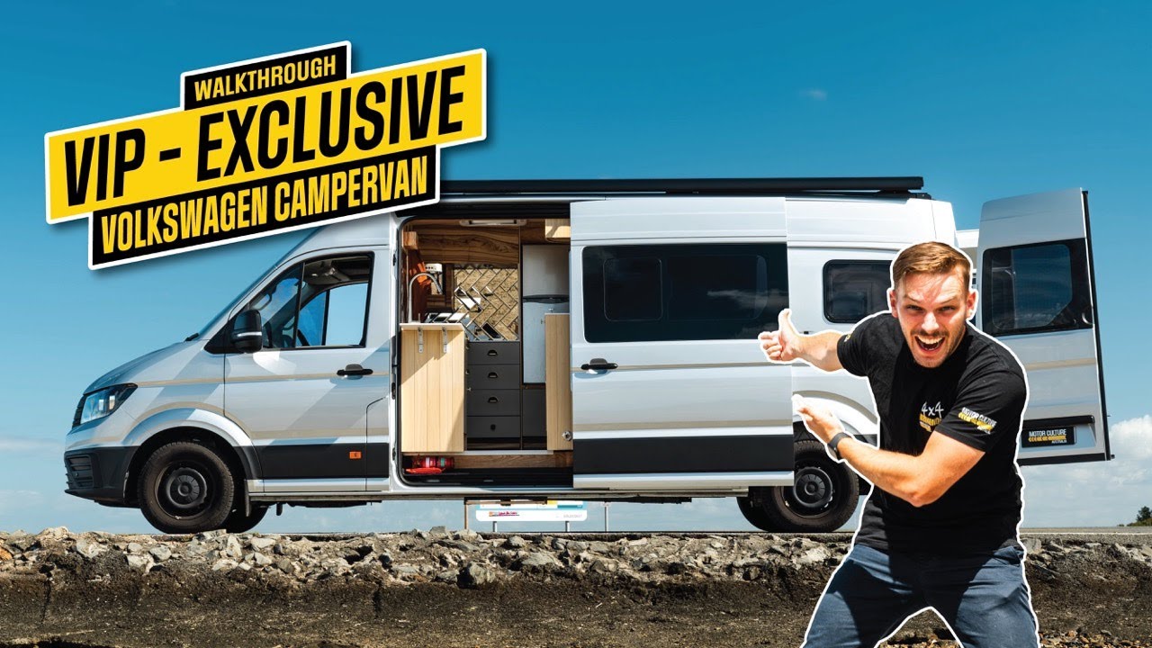 INSANE HOME ON WHEELS - VOLKSWAGEN CRAFTER CAMPERVAN WALKTHROUGH