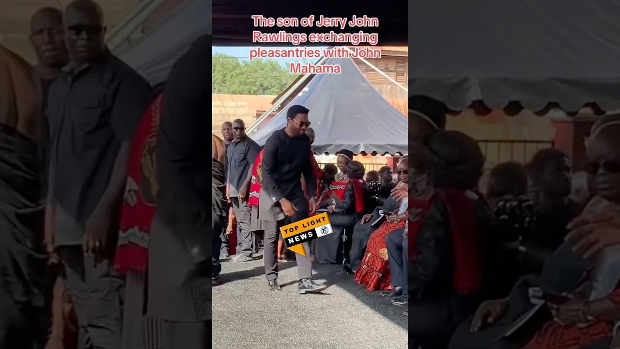 J.J Rawlings Son show Prez. Mahama much respect 🙏❤️🫶🇬🇭🇬🇭