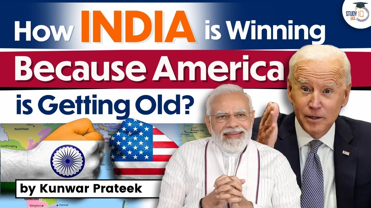How India benefits as America grows older ? Demographic Dividend | UPSC 2023