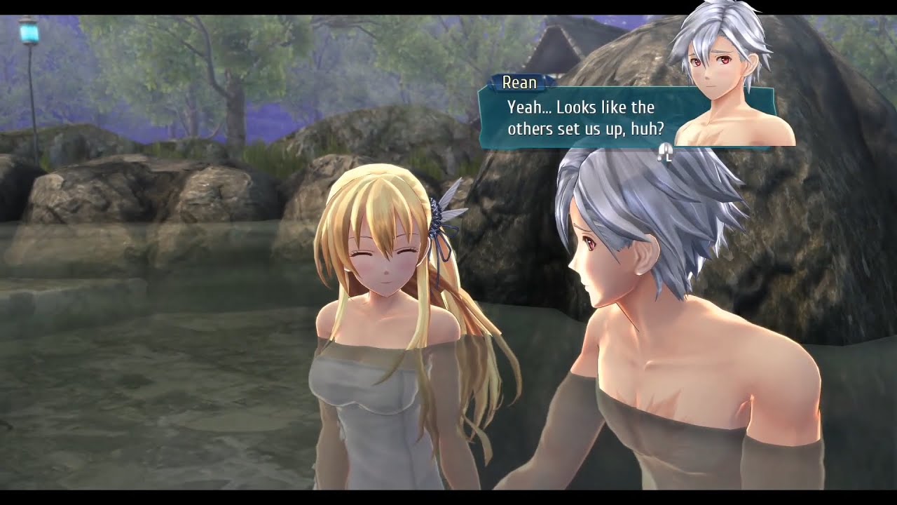 Traila of Cold Steel 4 - Rean and Alisa Hotspring moment (After the final night)