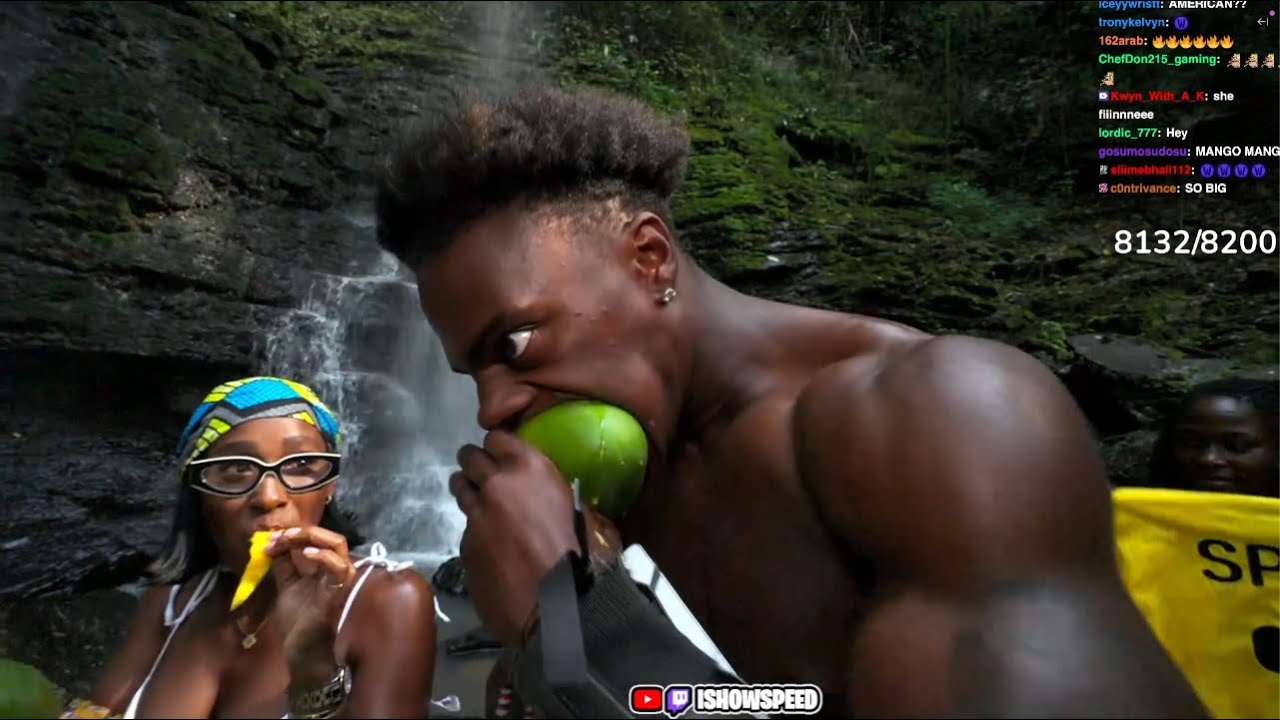 iShowSpeed Tastes Ghana Mango 🥭👀