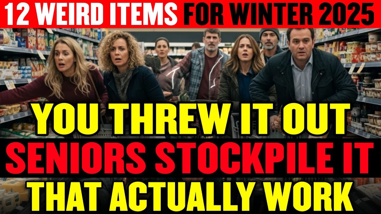 12 предметов для выживания, которые люди старше 55 лет НИКОГДА не забудут сделать запасы на случа...
