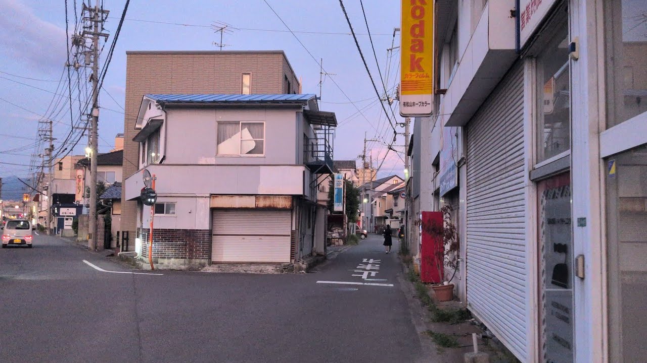 〈自販機価格〉松山妖精雑談散歩vol.277竹原4竹原2 住宅街狭路車△