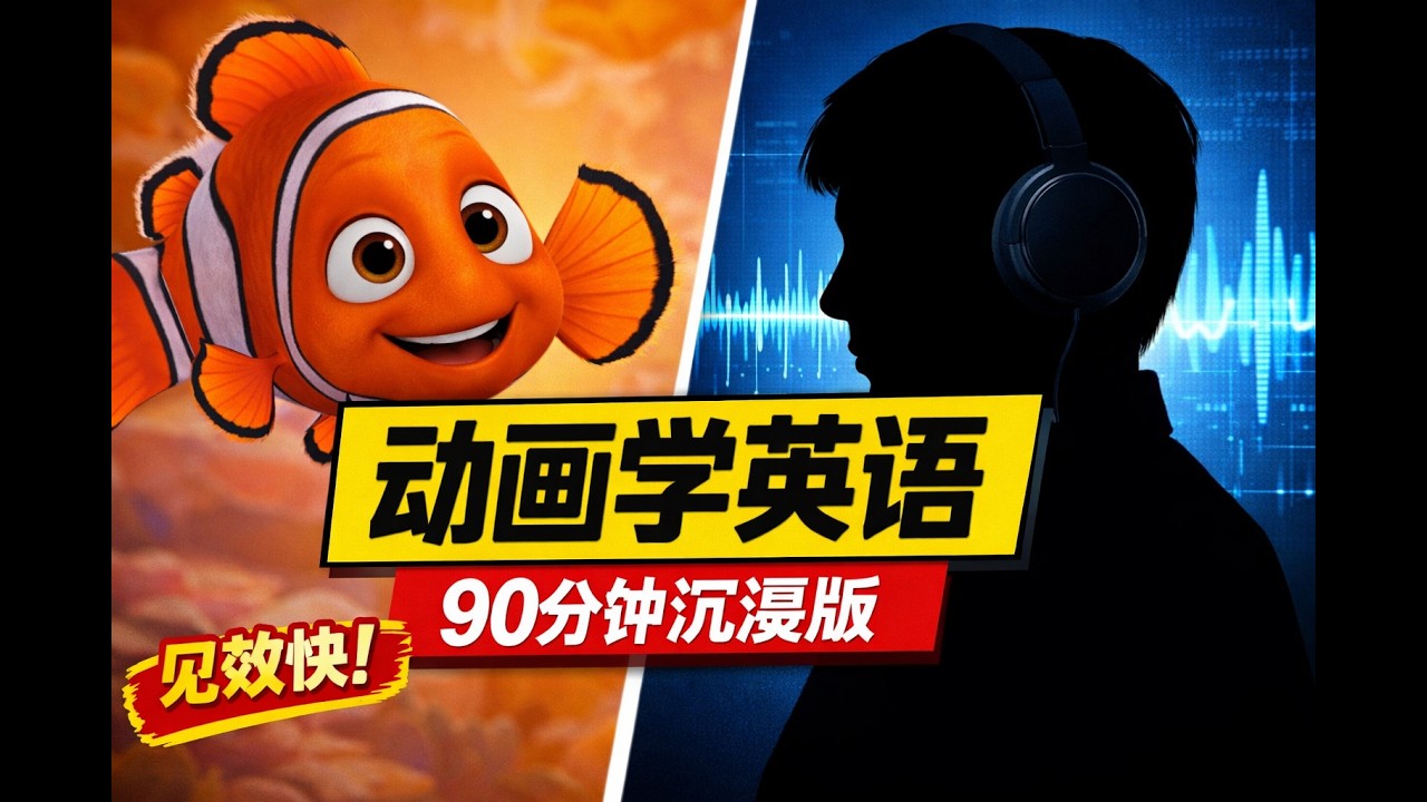 90分钟 英语浸泡环境，自然理解，你的英语脑 用AI模拟孩子学语言：90分钟无痛英语沉浸 | 专为成年人设计的语言重启计划