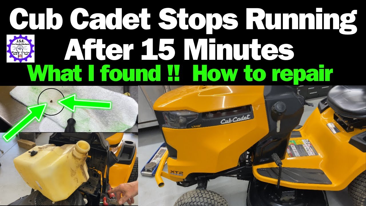 Riding Lawn Mower Stopped Running While Cutting High Grass. How to Diagnose and Repair!