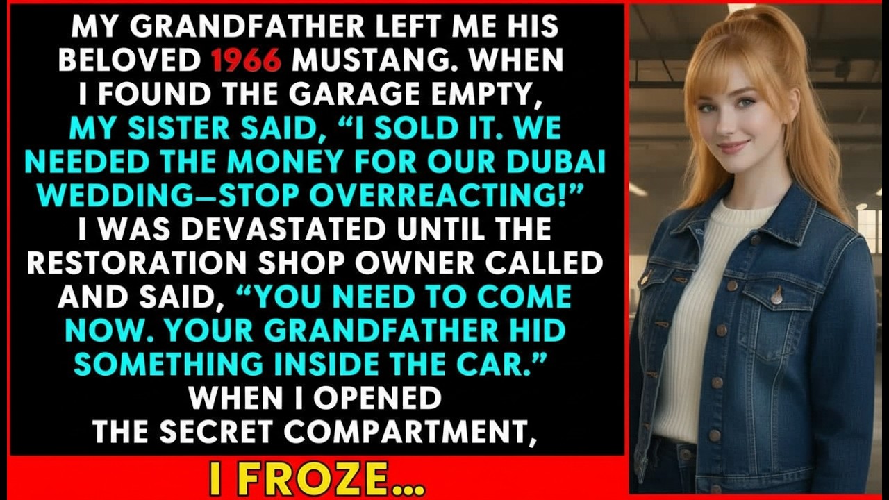 [P2] My Sister Sold My Grandfather’s Classic Car for a Lavish Dubai Wedding—Then the Dealer Called