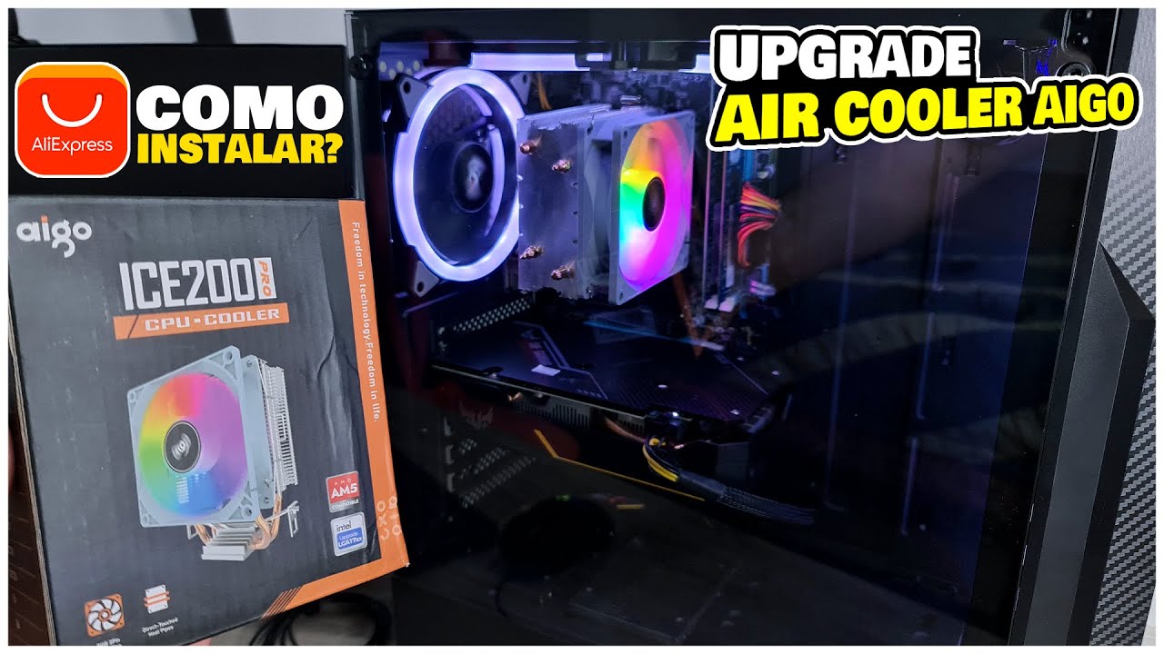 UPGRADE AIR COOLER AIGO ice200pro MELHOR CUSTO DO AliExpress