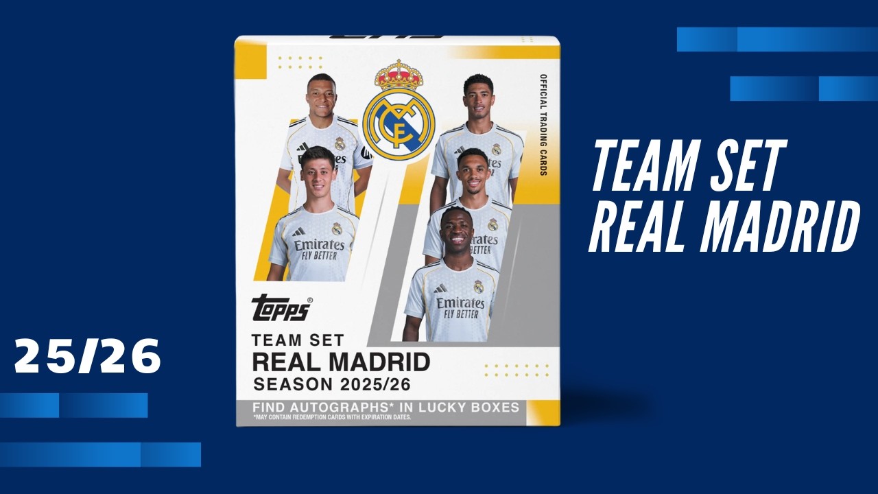 Trafiamy Auto Legendy w limicie do 10 !! - Team Set Real Madrid 25/26  #topps #realmadrid