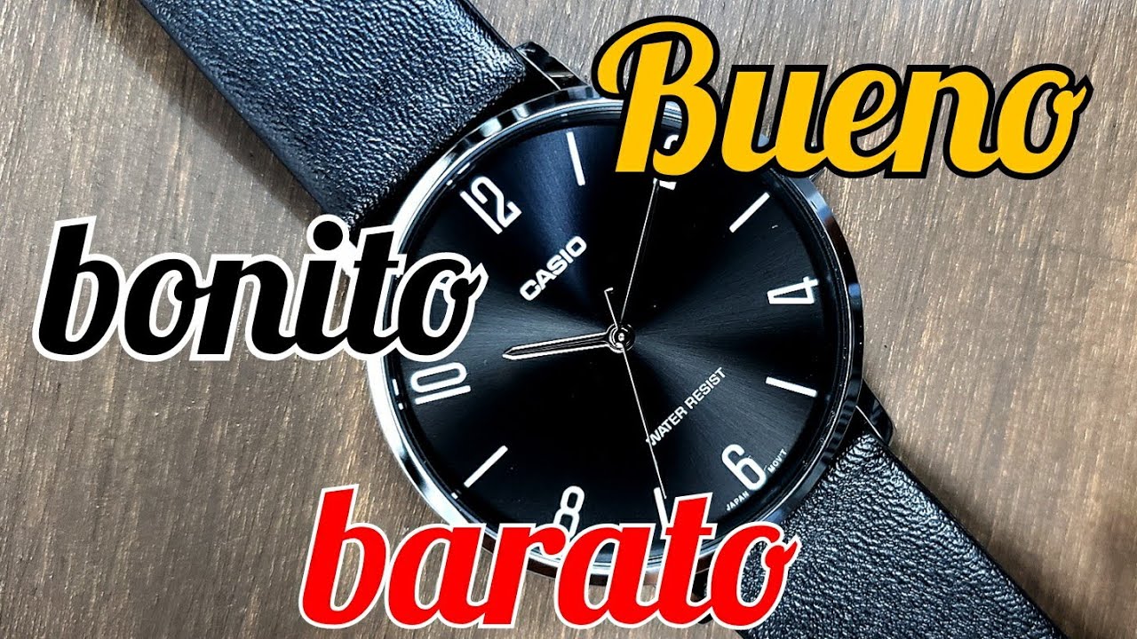 Unboxing y revisión reloj CASIO de estilo formal referencia Mtp-vt01l-1b2