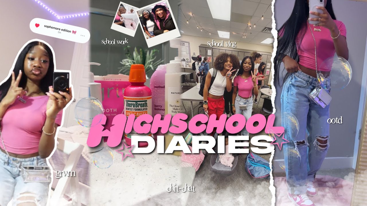 HIGHSCHOOL DIARIES 005 ✰ grwm, school vlog, ootd, chit-chat, school work…etc