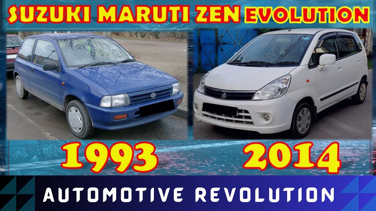 Maruti zen evolution 1993-2014 | suzuki maruti #marutisuzuki