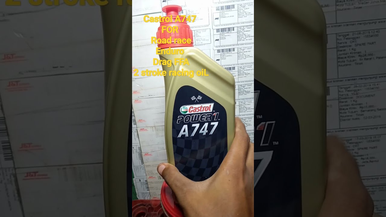 oli Castrol A747 RACING 2 STROKE OIL 