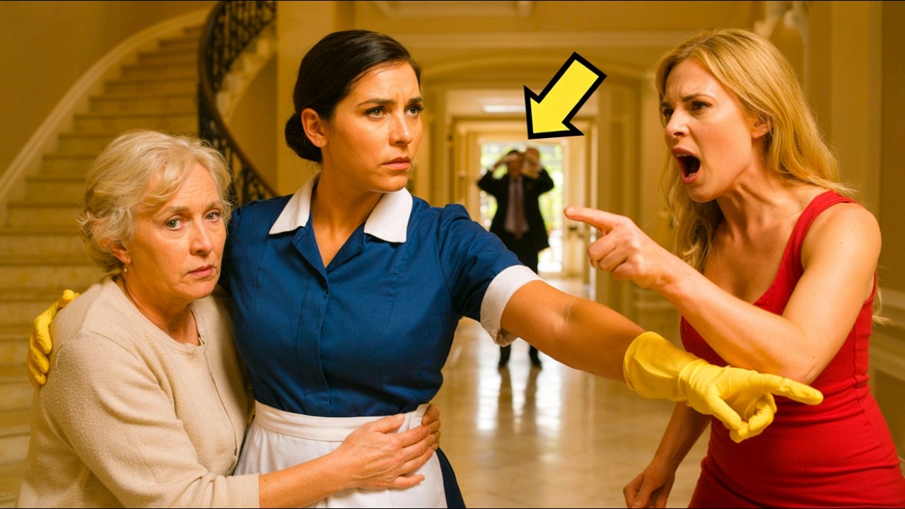 BILLIONAIRE ARRIVES EARLY… SEES CLEANING LADY PROTECTING BLIND MOTHER… DOES THE UNTHINKABLE