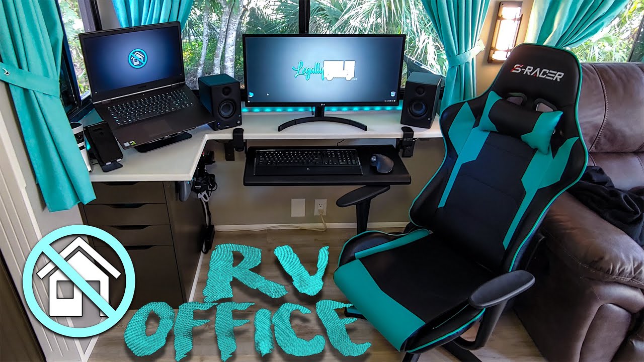 Custom RV Office Desk – Our RV Renovation