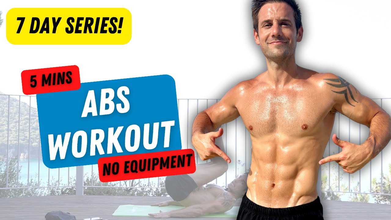 5 Min ABS Workout | BODYWEIGHT | 7 DAY SERIES (Day 6)