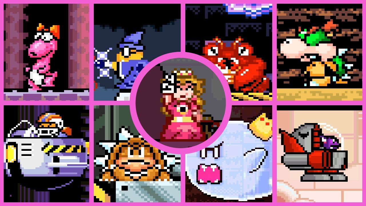 Super Mario World:Princess Rescue 3 The Turnabout - All Bosses & Ending