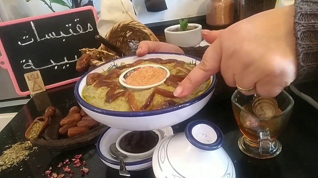 المطبخ الزمني التونسي🇹🇳#وصفةعصیدۃ الزعتر للمناعۃ بدقيق القمح ومنسمات جبلية#Assida au Thym Tunisienne