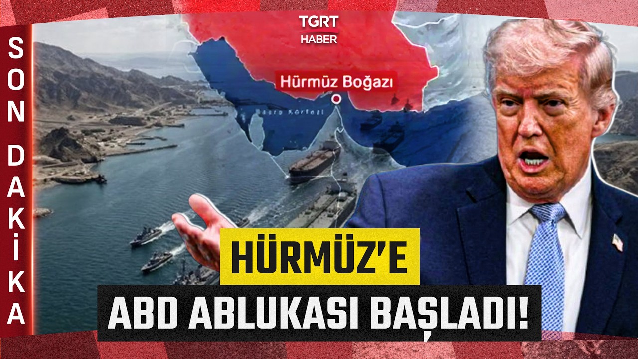 #SONDAKİKA | Donald Trump'ın Verdiği S&uuml;re Doldu! H&uuml;rm&uuml;z'e ABD Ablukası Başladı - TGRT Haber