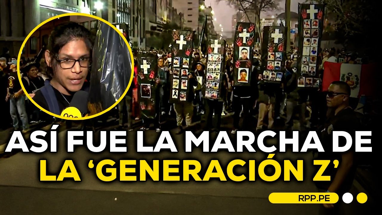 Generación Z presente en las calles de Lima: así se vivió la marcha juvenil #RPPDESPACHO