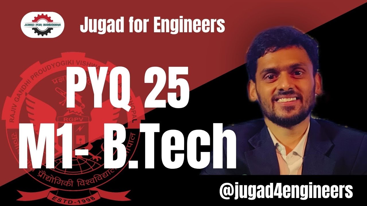 M1 BTech PYQ25 | jugad4engineers | RGPV
