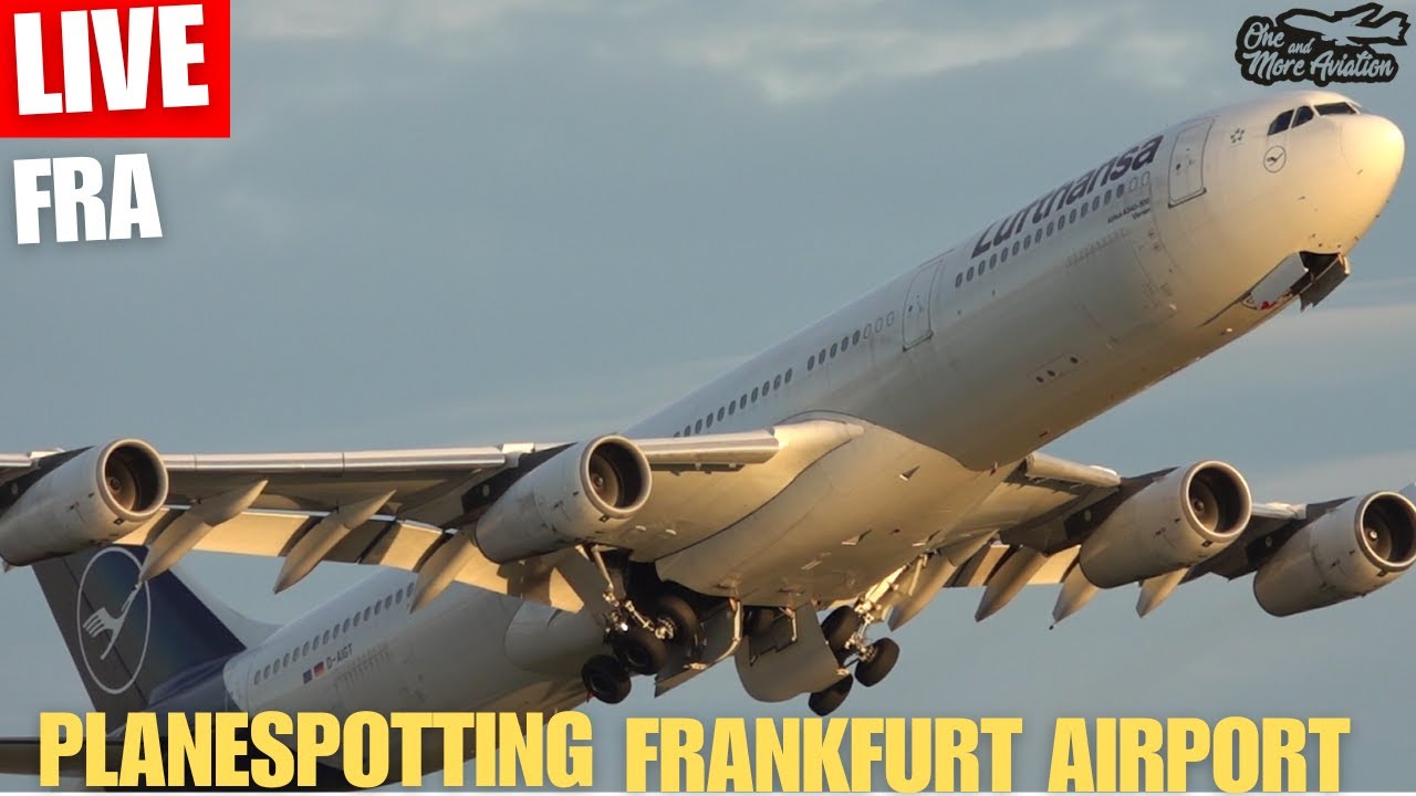 🔴Live Sunday Planespotting Frankfurt Airport #airplanes Ready for takeoff🛫