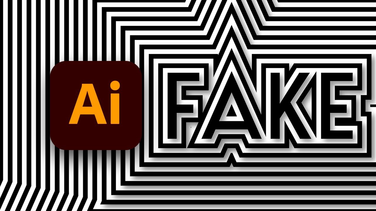 How to Create a Quick Repetitive Text Effect Illusion in Adobe Illustrator
