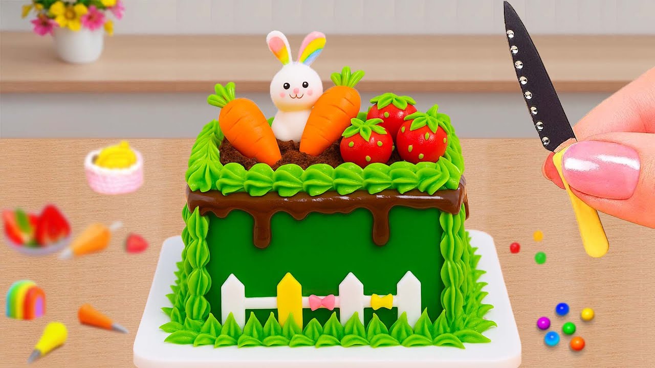 Bolo de Coelho 🐇🎂 Uma Sobremesa Fofa, Doce e Encantadora para Todas as Idades ✨ Cake Wish